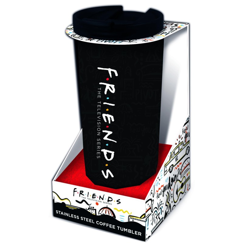 FRIENDS - Mug de Voyage Thermo en Acier Inoxydable 425ml FRIENDS - Mug de Voyage Thermo en Acier Inoxydable 425ml