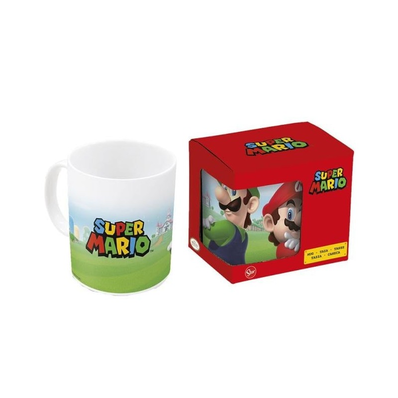 SUPER MARIO - Mario & Luigi - Mug céramique 325ml SUPER MARIO - Mario & Luigi - Mug céramique 325ml