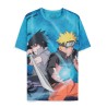 NARUTO SHIPPUDEN - Naruto & Sasuke - T-shirt Homme (L)