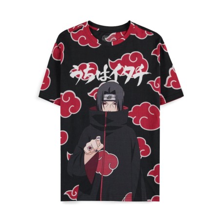 NARUTO SHIPPUDEN - Nuage Itachi - T-shirt Homme (L)