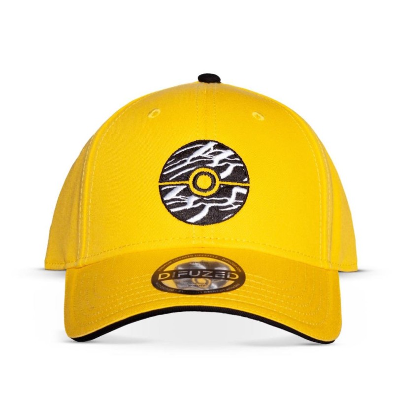 POKEMON - Pokeball Jaune - Casquette ajustable POKEMON - Pokeball Jaune - Casquette ajustable