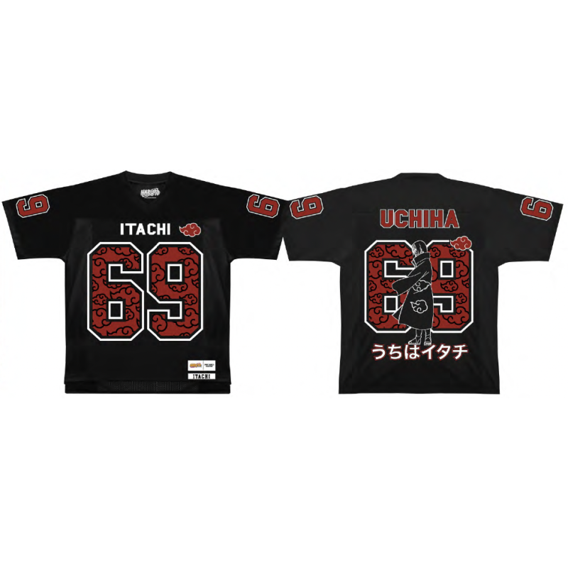 NARUTO - Itachi Akatsuki - T-Shirt Sports US Replica unisex (XXL) NARUTO - Itachi Akatsuki - T-Shirt Sports US Replica unisex (XXL)