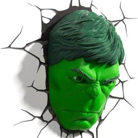 MARVEL - Lampe Decorative 3D - HULK FACE