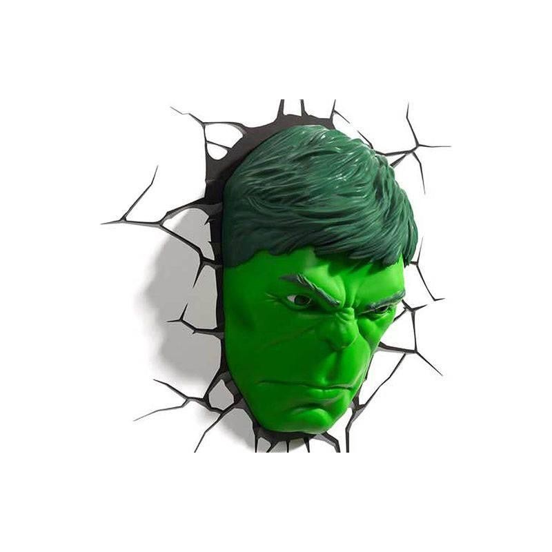 MARVEL - Lampe Decorative 3D - HULK FACE MARVEL - Lampe Decorative 3D - HULK FACE