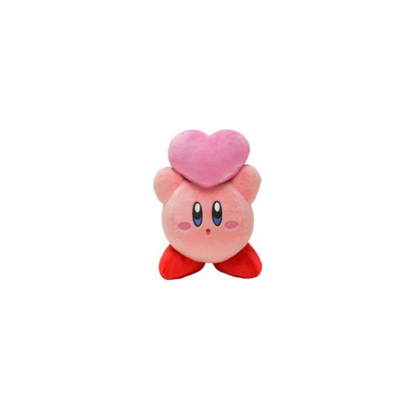 KIRBY - Kirby avec coeur - Peluche 16cm KIRBY - Kirby avec coeur - Peluche 16cm