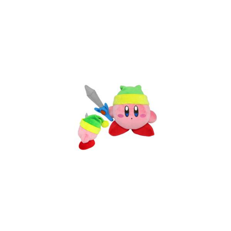 KIRBY - Kirby avec épée - Peluche 12cm