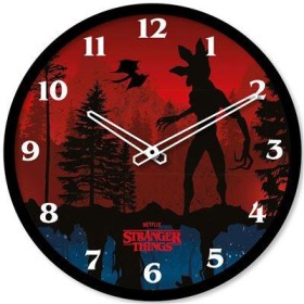 STRANGER THINGS 4 - Scène - Horloge en plastique diamètre 25cm