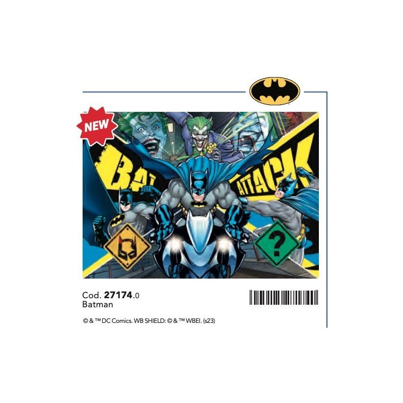 DC - Batman sur moto - Puzzle 104P