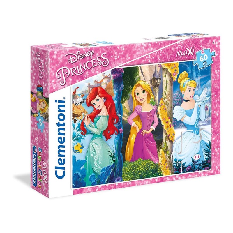DISNEY - Ariel, Raiponce et Cendrillon - Puzzle Maxi 60P DISNEY - Ariel, Raiponce et Cendrillon - Puzzle Maxi 60P