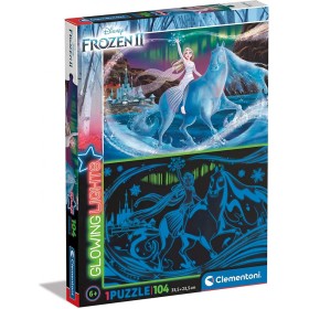 DISNEY - La Reine des Neiges 2 - Puzzle Glow In The Dark 104P