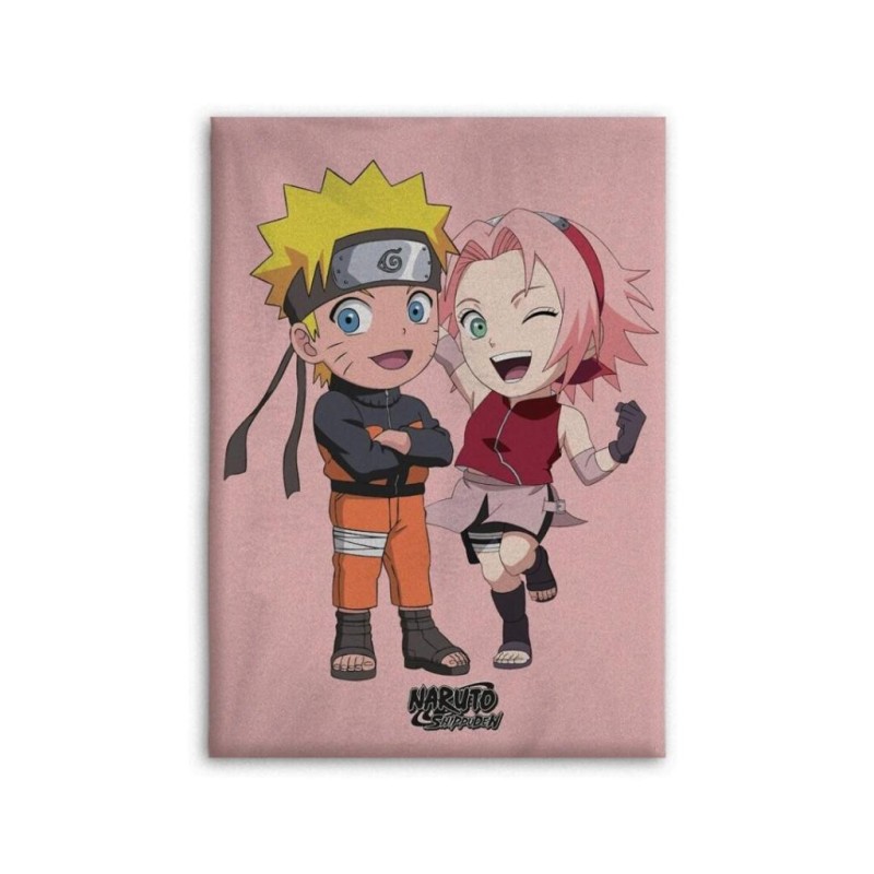 NARUTO - Naruto & Sakura - Plaid Polaire 100% Polyester 100x140cm NARUTO - Naruto & Sakura - Plaid Polaire 100% Polyester 100x140cm