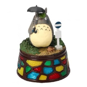 MON VOISIN TOTORO - Totoro arrêt de bus - Boite à Secrets 60X83X60mm
