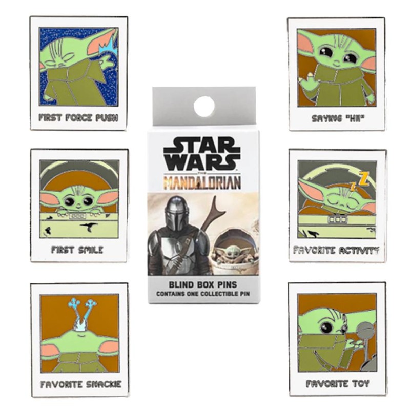 MANDALORIAN - Funko Blind Box Enamel Pins - The Child - 12 pcs MANDALORIAN - Funko Blind Box Enamel Pins - The Child - 12 pcs