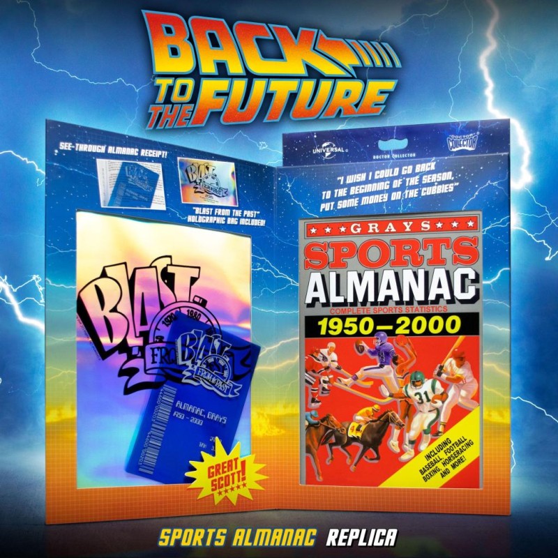 RETOUR VERS LE FUTUR - Sports Almanac (UK) - Réplique RETOUR VERS LE FUTUR - Sports Almanac (UK) - Réplique