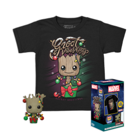 GARDIENS DE LA GALAXIE -Pocket POP -Holiday Groot +T-shirt (11-12 ans)