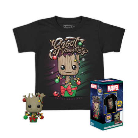 GARDIENS DE LA GALAXIE -Pocket POP -Holiday Groot +T-shirt (11-12 ans)