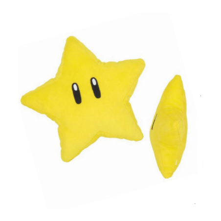 SUPER MARIO - Super Star - Peluche 18cm
