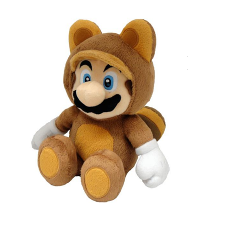 SUPER MARIO - Mario Tanooki - Peluche 20cm
