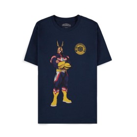 MY HERO ACADEMIA - Navy All Might Quote - T-shirt Homme (XS)