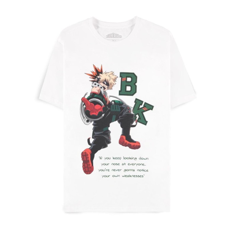 MY HERO ACADEMIA - Bakugo Quote - T-shirt Homme (2XL) MY HERO ACADEMIA - Bakugo Quote - T-shirt Homme (2XL)