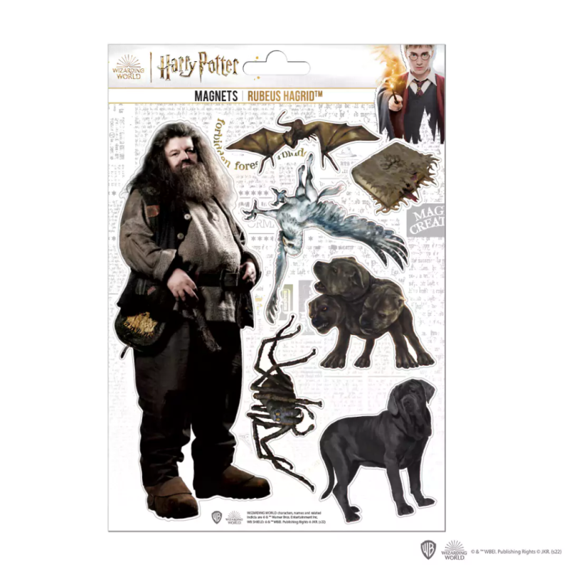 HARRY POTTER - Hagrid - Planche de 7 magnets en mousse HARRY POTTER - Hagrid - Planche de 7 magnets en mousse