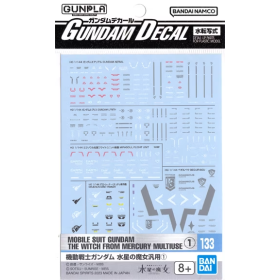 THE WITCH FROM MERCURY - Gundam Decal 133 - Model Kit