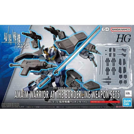 AMAIM WARRIOR AT THE BORDERLINE - HG 1/72 Weapon Set 5 - Model Kit