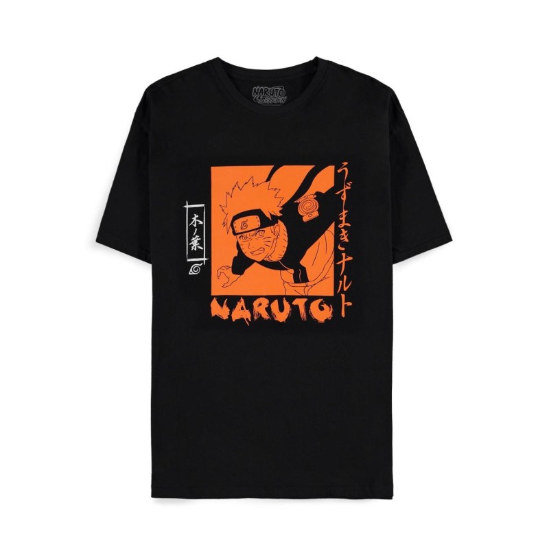 NARUTO Shippuden - Orange Print - T-shirt Homme (2XL) NARUTO Shippuden - Orange Print - T-shirt Homme (2XL)