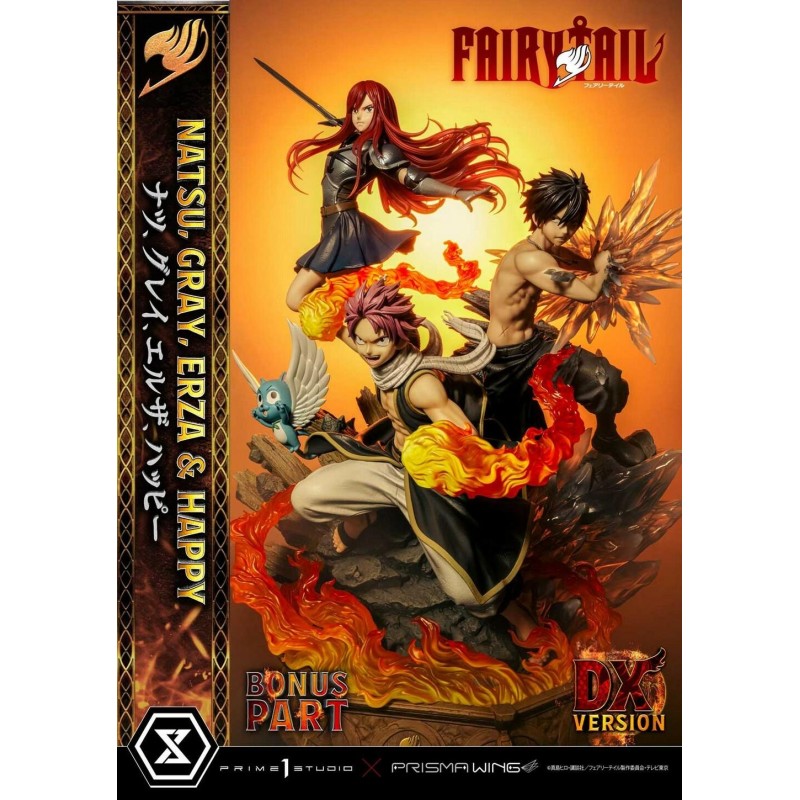 FAIRY TAIL -Natsu, Gray, Erza, Happy -Statue Del. Bonus Vers. 1/7 57cm FAIRY TAIL -Natsu, Gray, Erza, Happy -Statue Del. Bonus Vers. 1/7 57cm