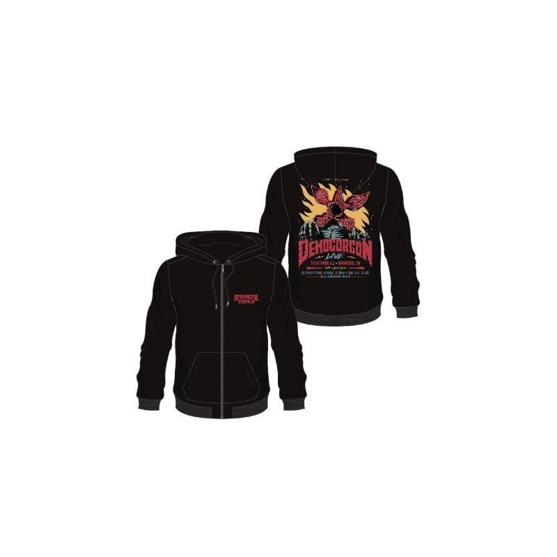 STRANGER THINGS - Demogorgon - Pull à Capuche Homme (2XL) STRANGER THINGS - Demogorgon - Pull à Capuche Homme (2XL)