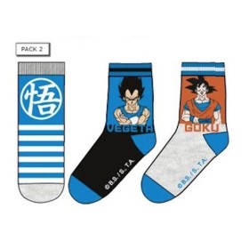 DRAGON BALL - Pack de 3 Chausettes Vegeta/Goku (T35/37)