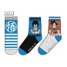 DRAGON BALL - Pack de 3 Chausettes Vegeta/Goku (T35/37)