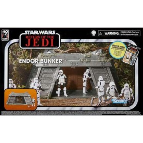 STAR WARS - Playset Vintage - Endor Bunker w/Endor Rebel Commando