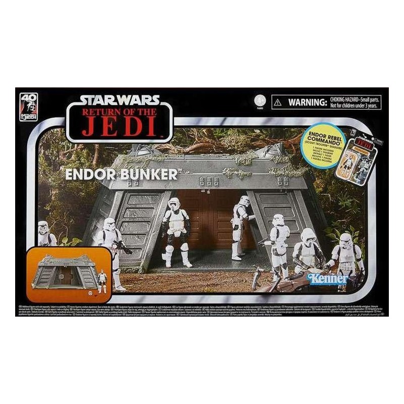 STAR WARS - Playset Vintage - Endor Bunker w/Endor Rebel Commando STAR WARS - Playset Vintage - Endor Bunker w/Endor Rebel Commando
