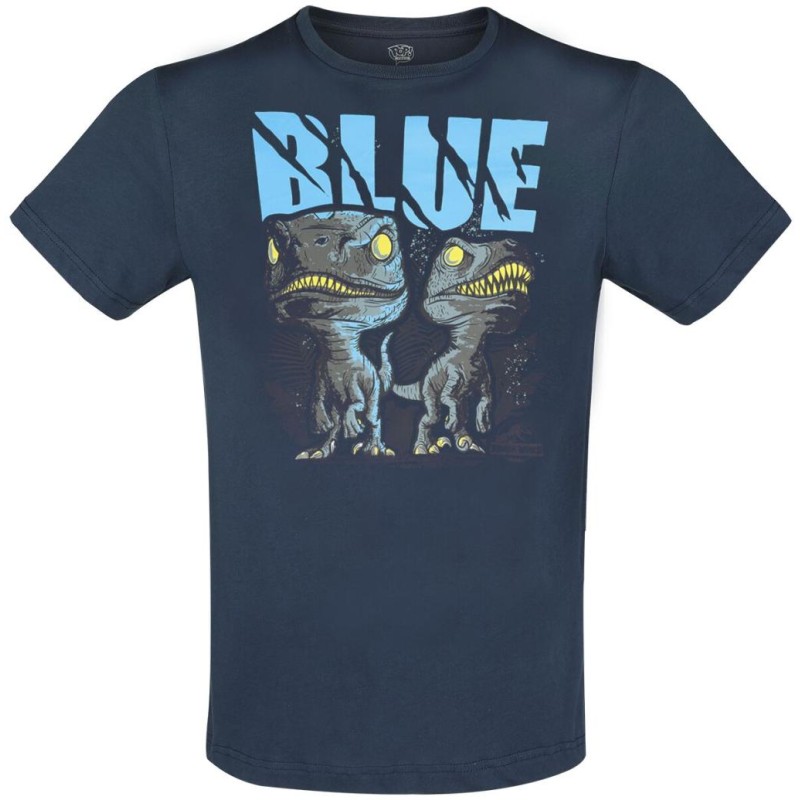 JURASSIC PARK - Blue The Raptor - T-Shirt POP (XL) JURASSIC PARK - Blue The Raptor - T-Shirt POP (XL)