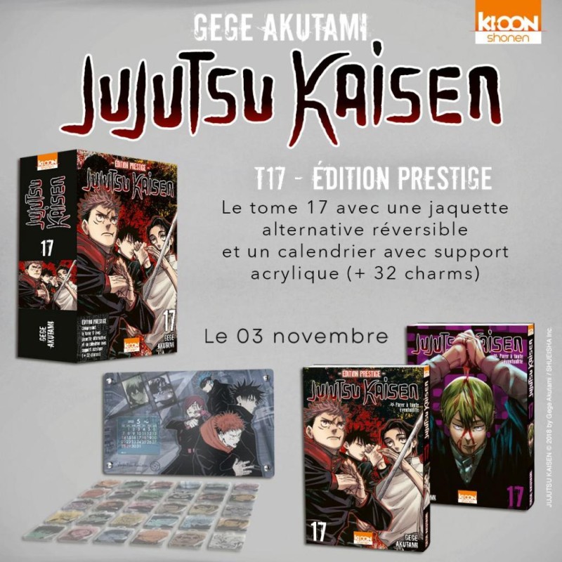 JUJUTSU KAISEN - Tome 17 - EDITION PRESTIGE JUJUTSU KAISEN - Tome 17 - EDITION PRESTIGE