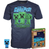 MINECRAFT - Pocket POP - Charged Creeper + T-shirt (M)
