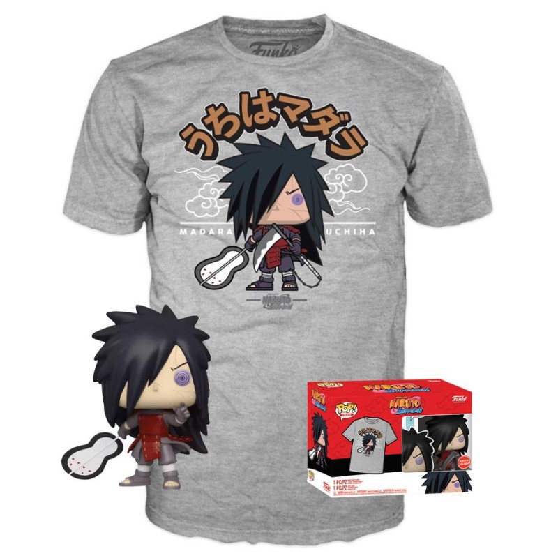 NARUTO - POP N° 722 - Madara w/Weapon SE + T-shirt (L) NARUTO - POP N° 722 - Madara w/Weapon SE + T-shirt (L)