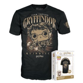 HARRY POTTER - Harry "Quidditch" - T-Shirt POP (M)