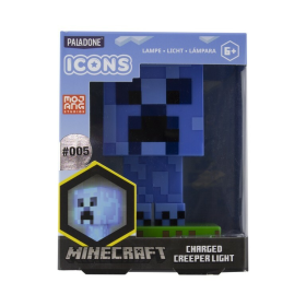 MINECRAFT - Creeper Chargé - Lampe Icone 10cm