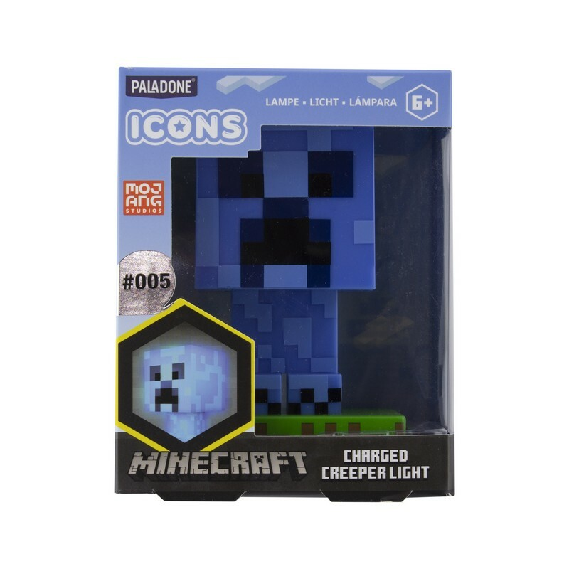 MINECRAFT - Creeper Chargé - Lampe Icone 10cm MINECRAFT - Creeper Chargé - Lampe Icone 10cm