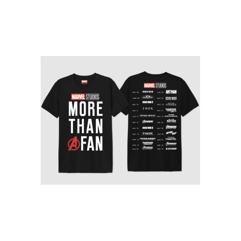MARVEL - More Than A Fan - T-Shirt Homme (XXL) MARVEL - More Than A Fan - T-Shirt Homme (XXL)