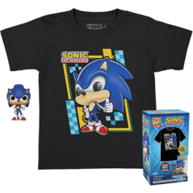 SONIC - Pocket POP - Sonic + T-shirt Enfant (L)