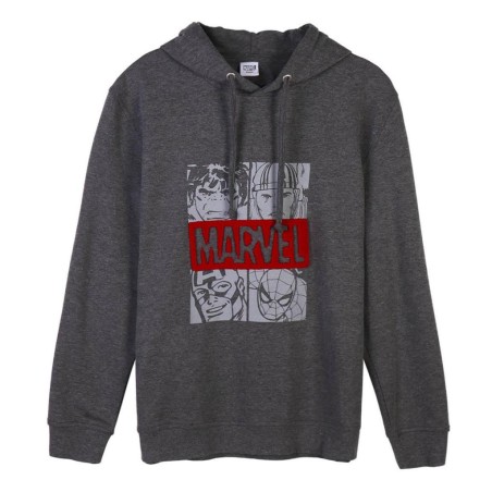 MARVEL - Logo - Sweat à Capuche Coton (2XL)