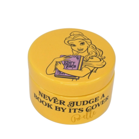 LA BELLE ET LA BETE - Belle - Boite en céramique Ronde