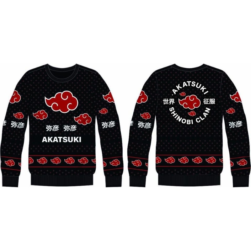 NARUTO - Akatsuki - Pull de Noël Homme (XXL) NARUTO - Akatsuki - Pull de Noël Homme (XXL)