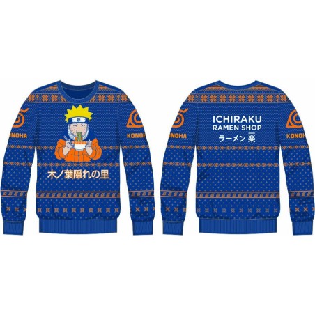 NARUTO - Ichiraku Ramen Shop - Pull de Noël Homme (XXL)
