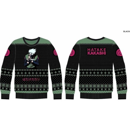 NARUTO - Kakashi - Pull de Noël Homme (XXL)