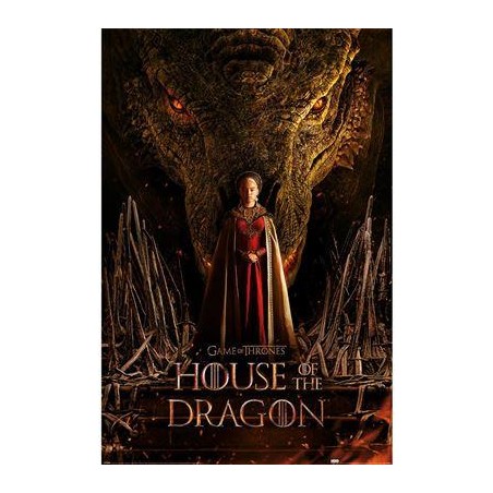 HOUSE OF THE DRAGON - Dragon Throne - Poster 61x91cm