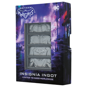 GOTHAM KNIGHTS - Insignia - Lingot en Métal Collection Limitée